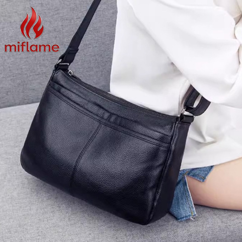 Luxury Bags Quiet - กระเป๋าหนังแท้ทรงโฮโบสำหรับผู้หญิง กระเป๋าสะพายไหล่ขนาดใหญ่สำหรับใช้ในชีวิตประจำวัน พร้อมสายสะพาย ไม่มีโลโก้ ดีไซน์เรียบหรู กระเป๋าสะพายข้าง