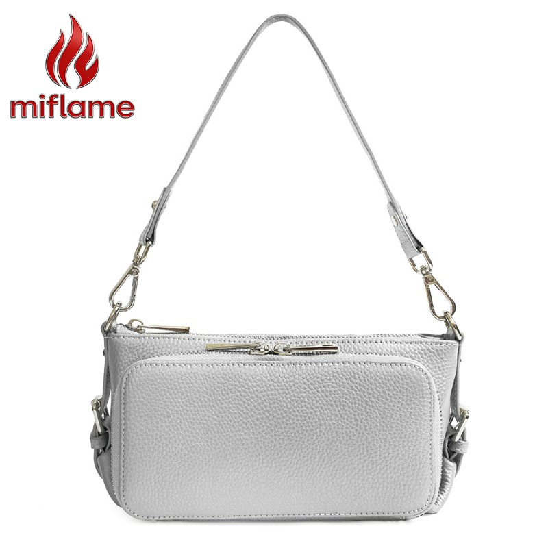 Luxury Bags Quiet - กระเป๋าหนังแท้ทรงโฮโบสำหรับผู้หญิง ขนาดใหญ่ ใช้ได้ทุกวัน สะพายข้างได้ สายสะพายถอดออกได้ ไม่มีโลโก้