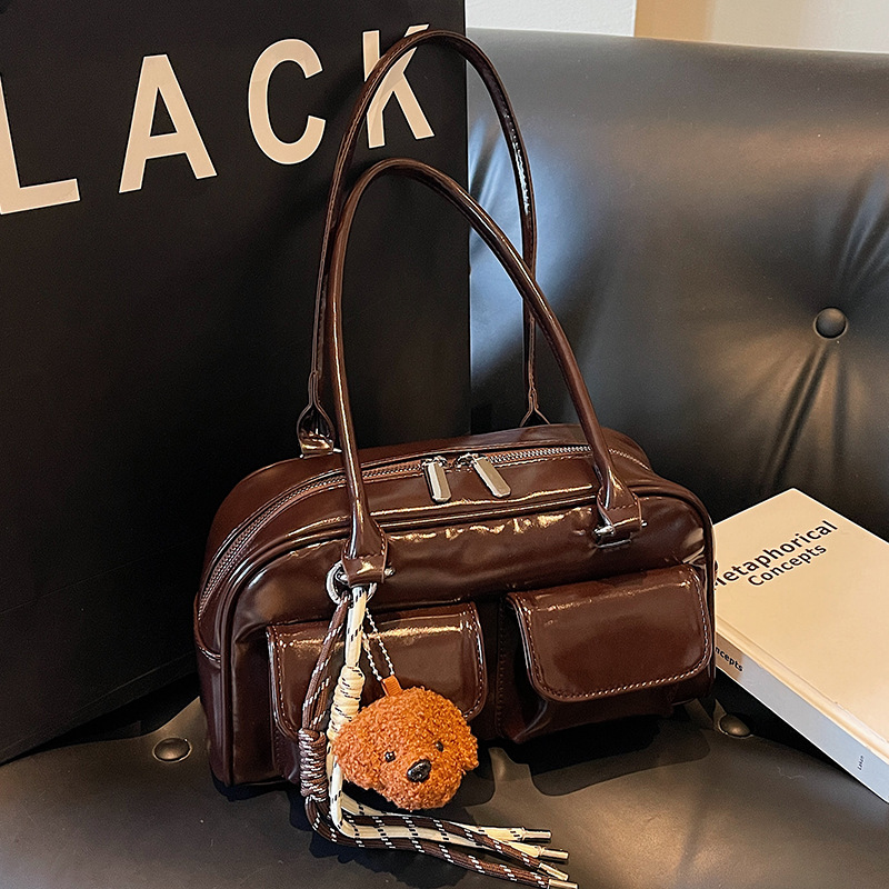 Luxury Bags Quiet - กระเป๋าโท้ทวินเทจความจุขนาดใหญ่แบบสองช่องสำหรับผู้หญิง - กระเป๋าสะพายและถือแบบมินิมอลระดับพรีเมียม - กระเป๋าสำหรับเดินทางไปทำงานที่ให้ความรู้สึกหรูหราแบบเรียบง่าย -