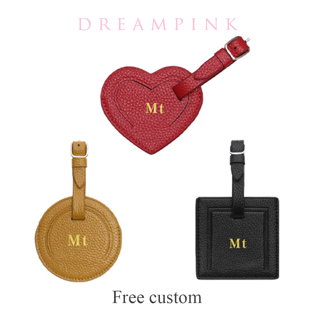 Luxury Bags Luggage - 100% ของแท้หนังกระเป๋าเดินทางหรูหราที่กําหนดเองตัวอักษร Cowhide กระเป๋าเดินทางป้ายป้ายกระเป๋าสัมภาระชื่อที่อยู่ผู้ถือบัตร