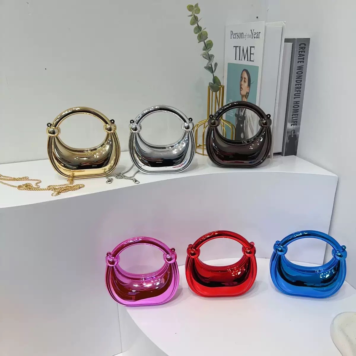 Luxury Bags For Women - Mini Golden Evening กระเป๋าและกระเป๋าถือ Luxury Designer