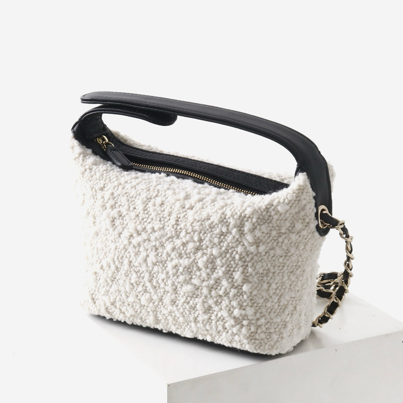 Luxury Bags With Zipper - กระเป๋าหนังคลาสสิคทรงมินิโฮโบสำหรับผู้หญิง กระเป๋าถือแบรนด์หรู ดีไซน์เนอร์ 2026 รุ่นใหม่ ทำจากหนังวัว