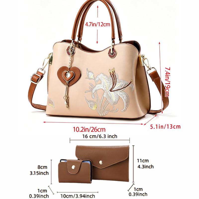 กระเป๋าถือปักลายสไตล์จีนสำหรับ - Luxury Bags With Zipper บทวิจารณ์และราคา