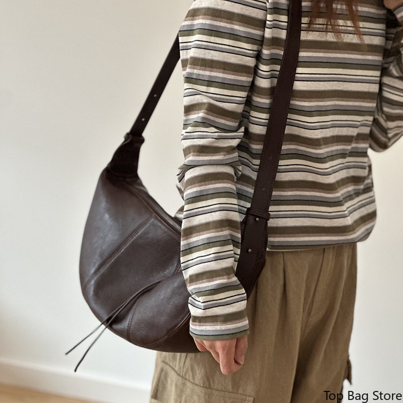 กระเป๋าหนังแท้ทรงโฮโบสำหรับผู้ - Luxury Bags Quiet บทวิจารณ์และราคา