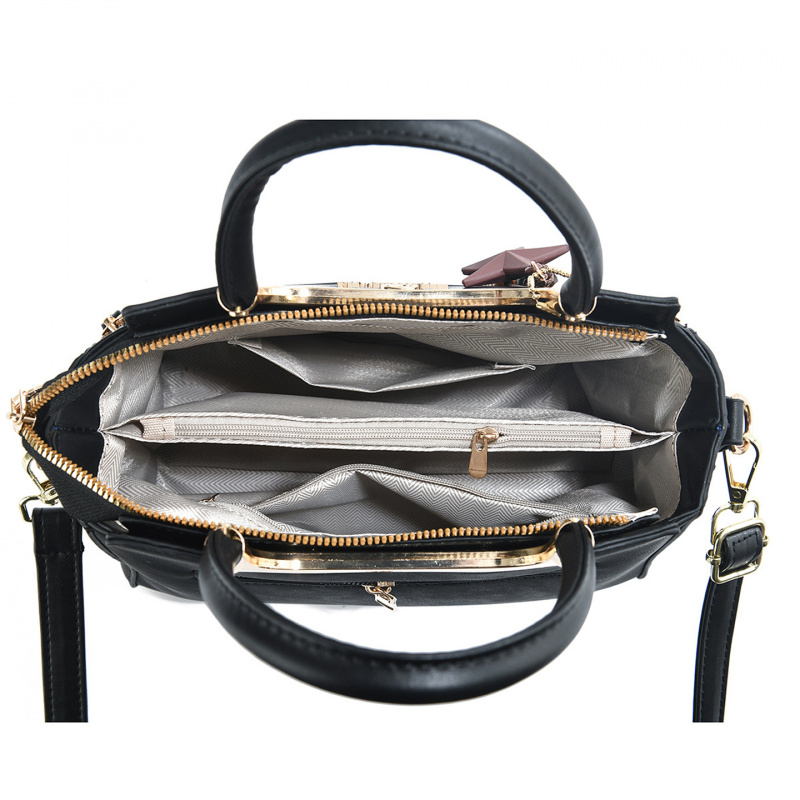 กระเป๋าถือผู้หญิงมีสไตล์ สีพื้ - Luxury Bags With Zipper บทวิจารณ์และราคา