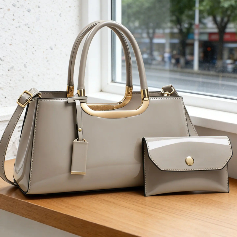 ชุดกระเป๋าถือสตรี วัสดุ PU หรู - Luxury Bags With Zipper บทวิจารณ์และราคา