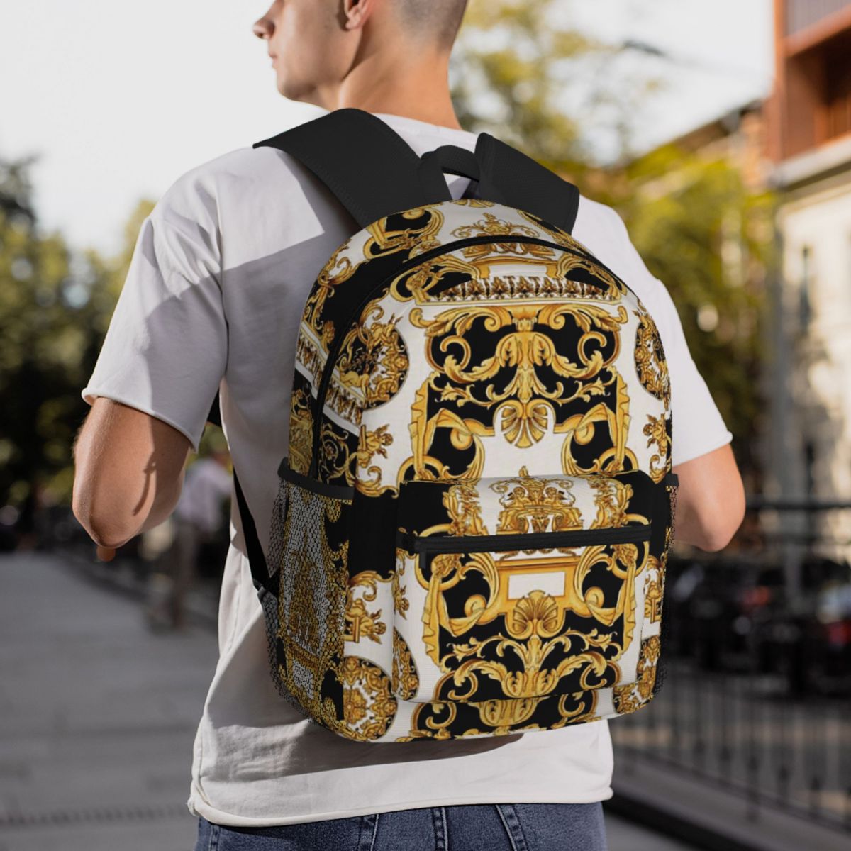 กระเป๋าเป้สะพายหลังลายดอกไม้สไ - Luxury Bags Europe บทวิจารณ์และราคา