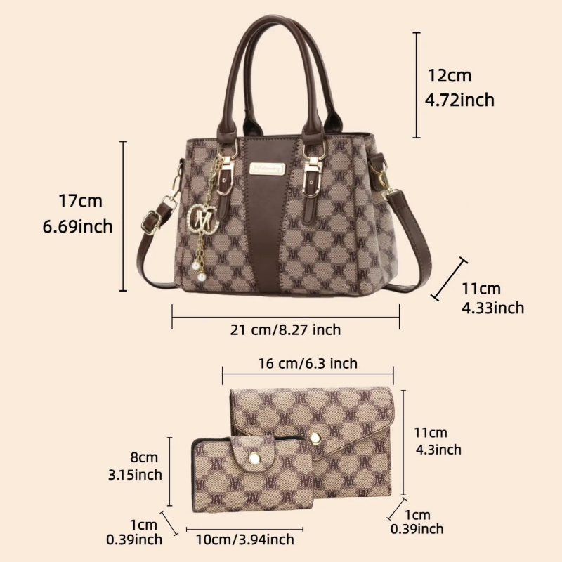 กระเป๋าถือพิมพ์ลายตัวอักษรหรูห - Luxury Bags With Zipper บทวิจารณ์และราคา