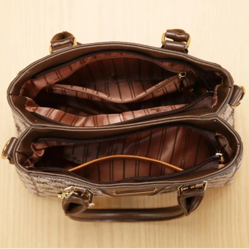 กระเป๋าถือพิมพ์ลายตัวอักษรหรูห - Luxury Bags With Zipper บทวิจารณ์และราคา