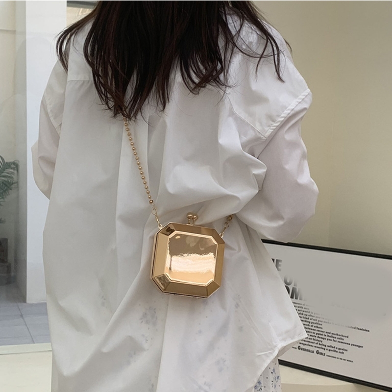 Mini Luxury Gold Party กระเป๋า - Luxury Bags With Zipper บทวิจารณ์และราคา