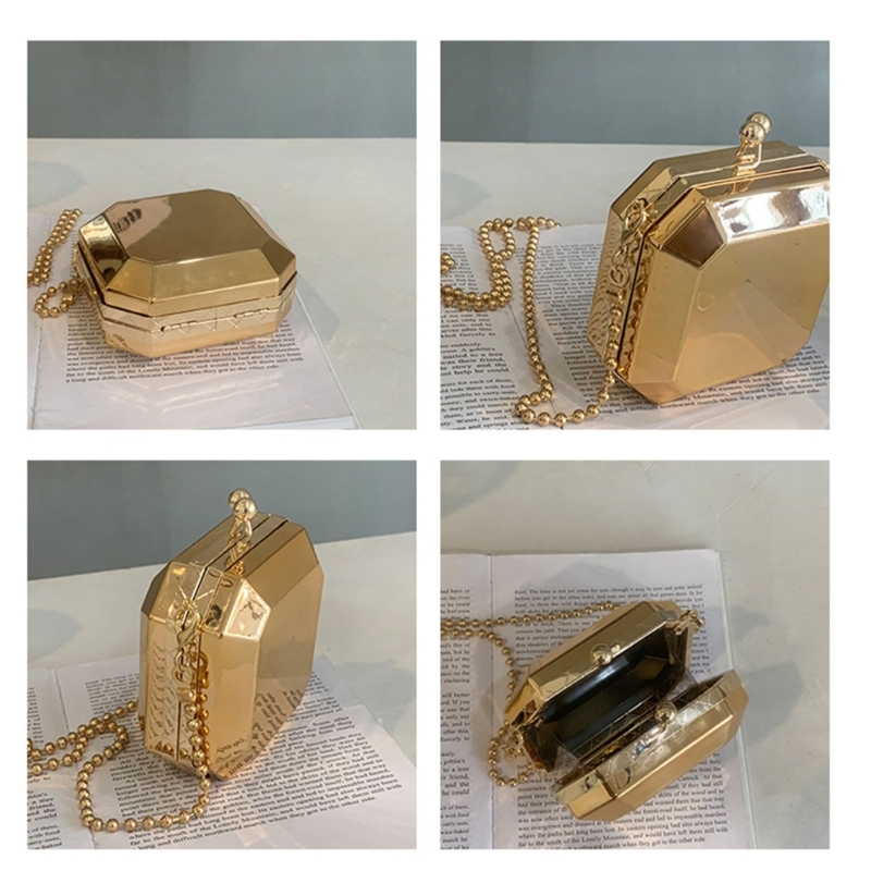 Mini Luxury Gold Party กระเป๋า - Luxury Bags With Zipper บทวิจารณ์และราคา