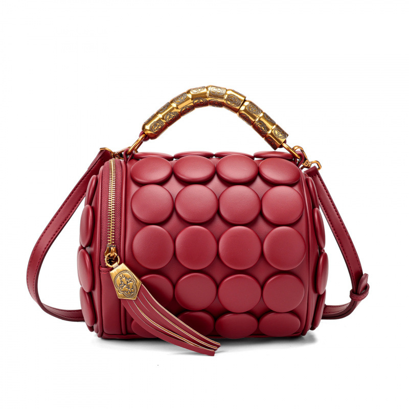 กระเป๋าถือหนังทรงกลมแบบย้อนยุค - Luxury Bags Youtube บทวิจารณ์และราคา