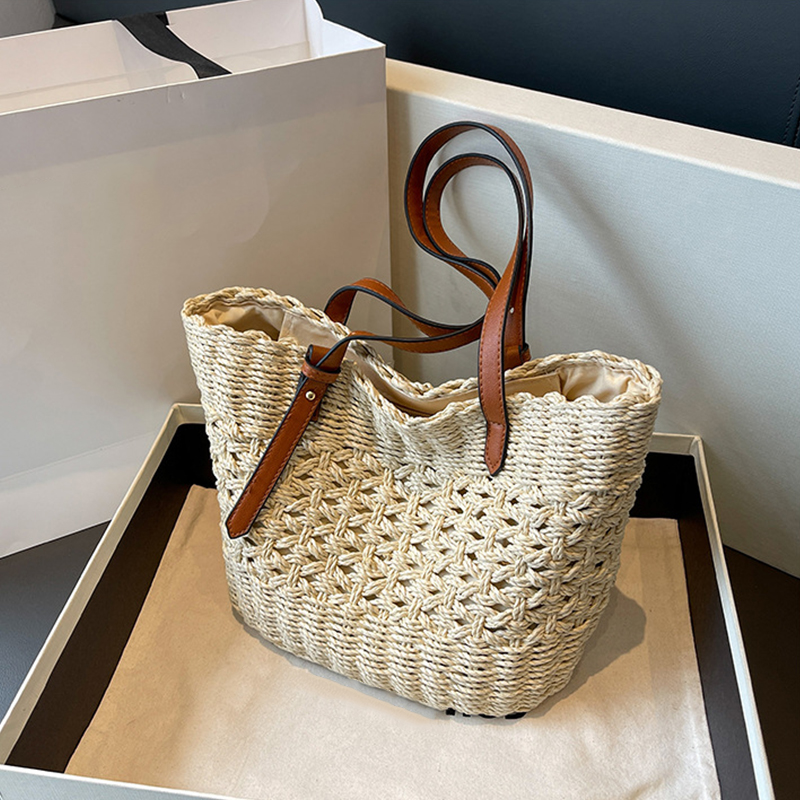Designer Casual หวายหวาย Tote  - Luxury Beach Bags Ysl บทวิจารณ์และราคา