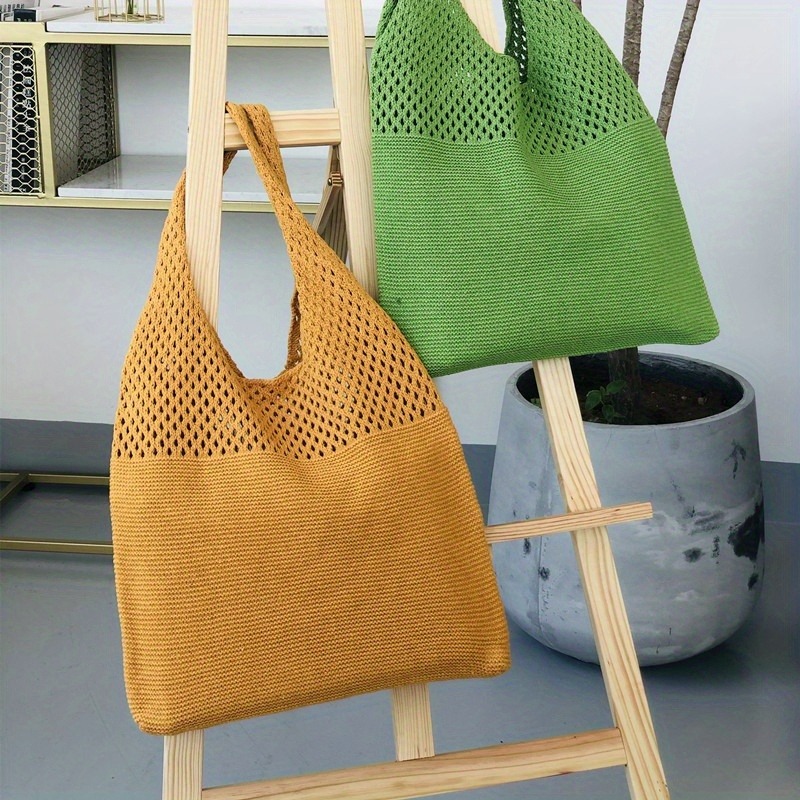 กระเป๋าถักโครเชต์สำหรับผู้หญิง - Luxury Beach Bags Ysl บทวิจารณ์และราคา