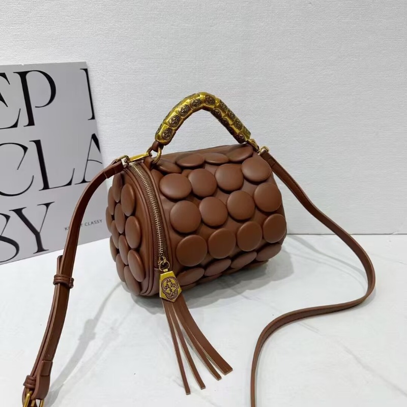 กระเป๋าถือหนังทรงกลมสไตล์เรโทร - Luxury Bags Youtube บทวิจารณ์และราคา