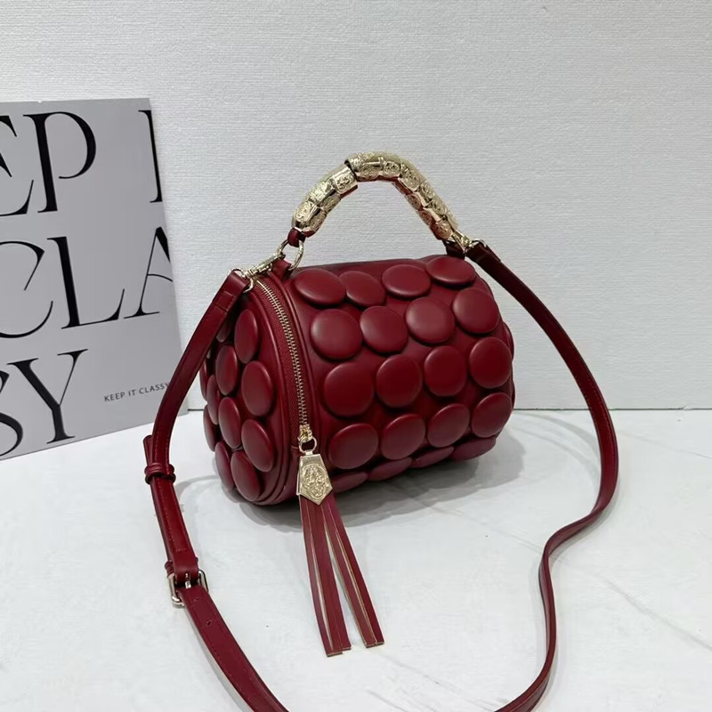 กระเป๋าถือหนังทรงกลมแบบย้อนยุค - Luxury Bags Youtube บทวิจารณ์และราคา